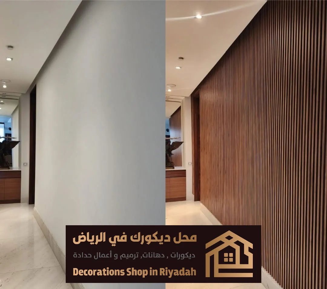 تنفيذ بديل الخشب للمداخل بالرياض