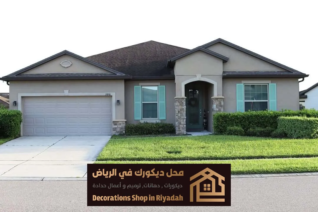 دهانات داخلية وخارجية في الرياض 0531985120 أفضل معلم دهانات بالرياض 2 البروفايل الخارجي حي الروضة